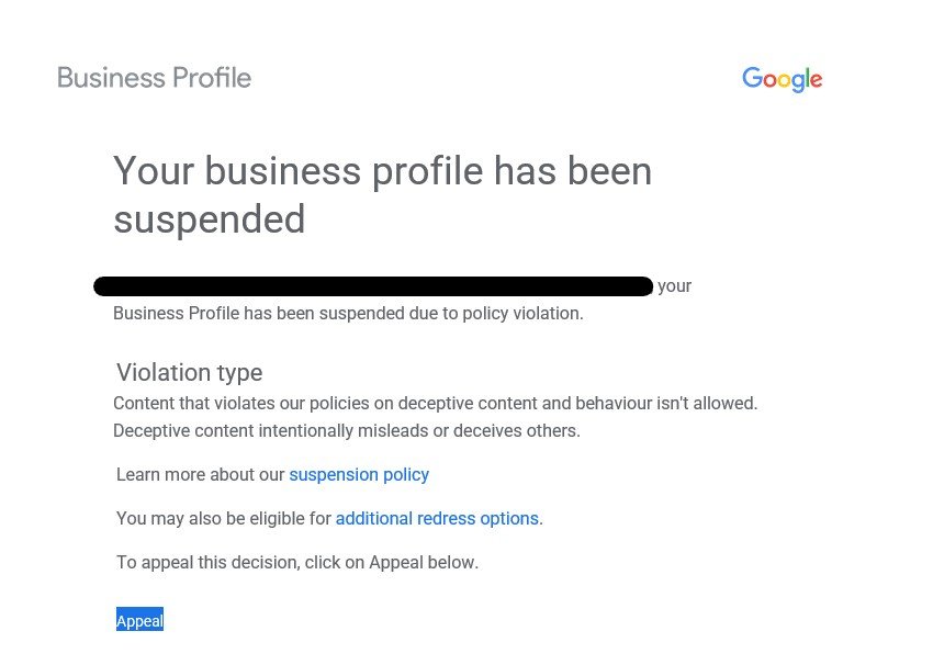 Why you google terminated my account for no reason, my account